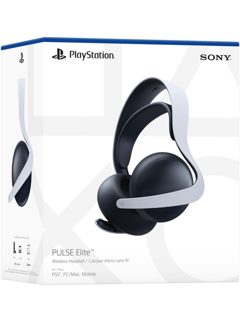 Sony PlayStation PULSE Elite Wireless Headset - White & Black NEW IN BOX